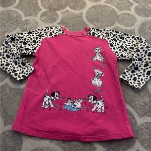 Disney Pink Dalmatian Print Women's Sweater
